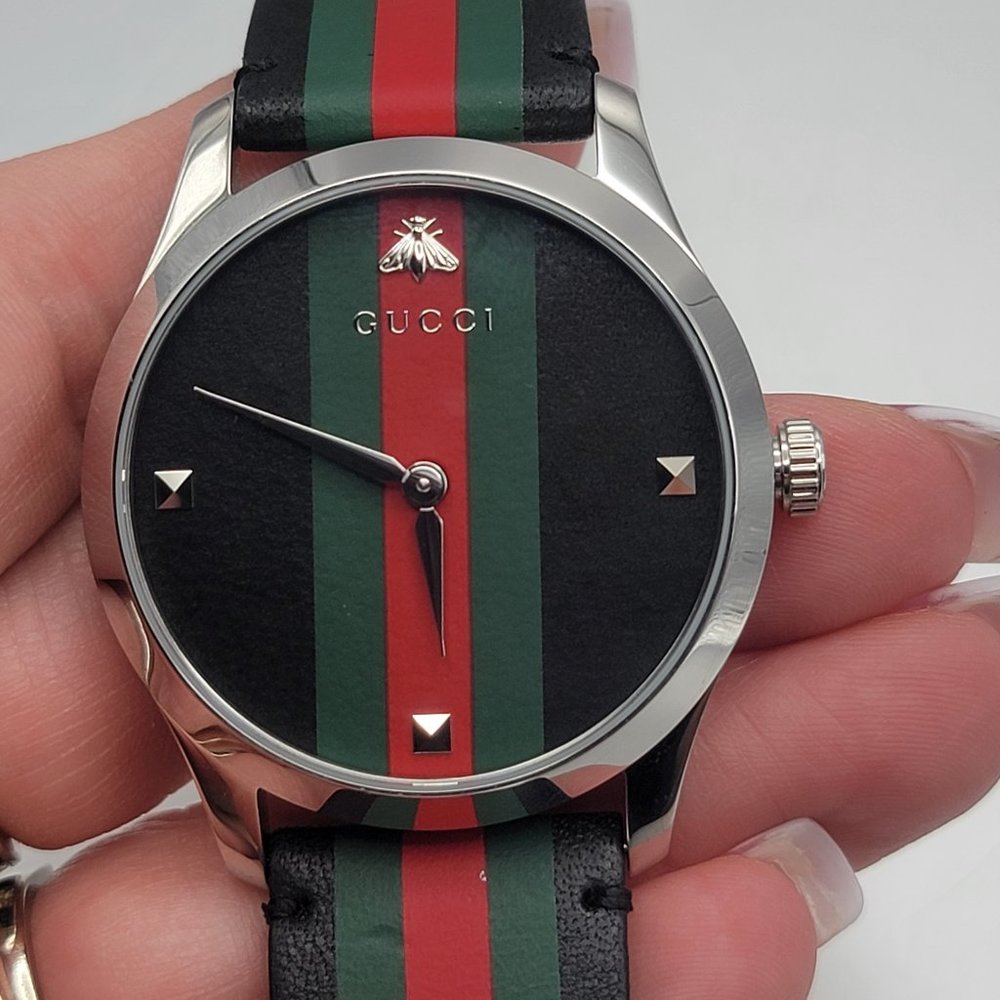 COPY - Gucci G-Timeless Stainless watch for someone who loves Italia an Gucci.